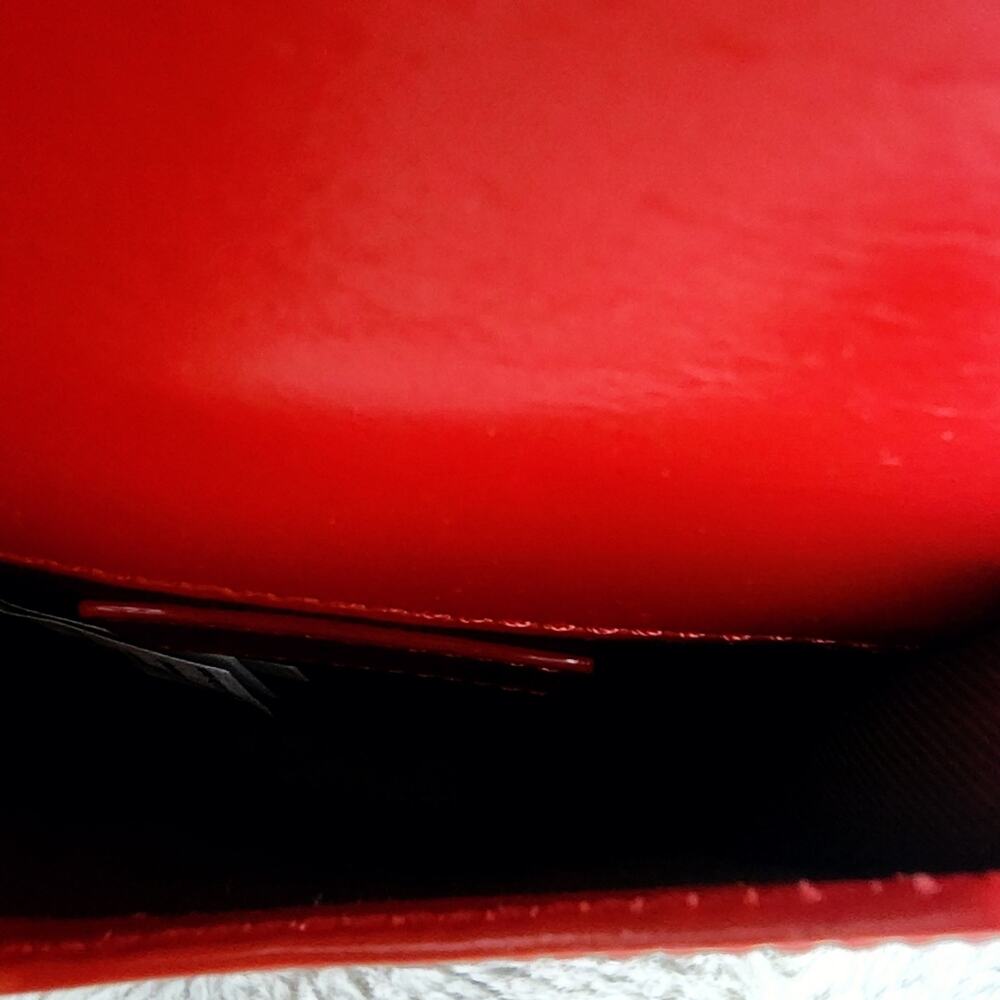 NWT J.Crew Gracie Red Leather Phone Crossbody Bag Mini Envelope Clutch Handbag - Picture 10 of 10